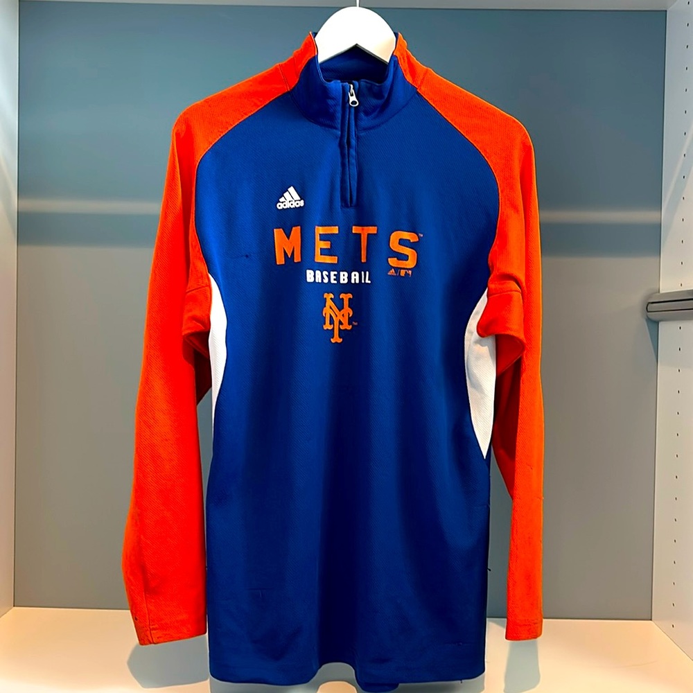 New York Mets quarter zip. Boys XL. Adidas. Good condition